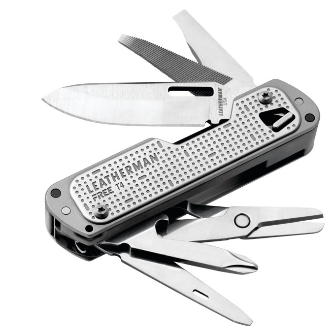Мультитул LEATHERMAN FREE T4 STAINLESS 832685